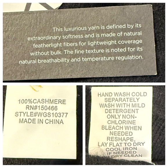 NWT! Cashmere! Hawthorne 41 cashmere turtleneck - Picture 5 of 9